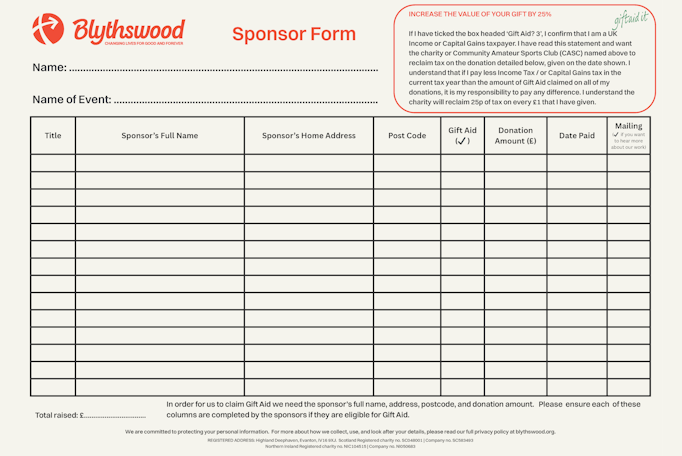 sponsor form image