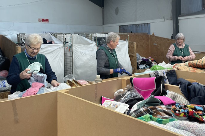 volunteer warehouse