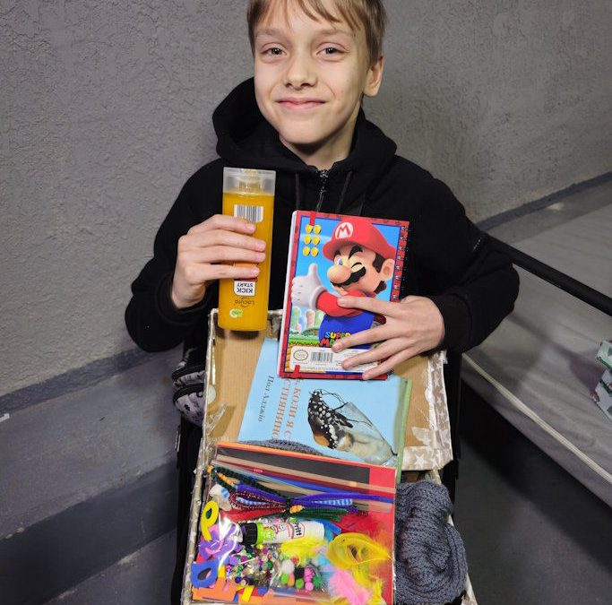 A pencil in young hands brings joy